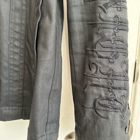 Jaded by Knight Leather/Cotton Jacket Size XL - Picture 11 of 16